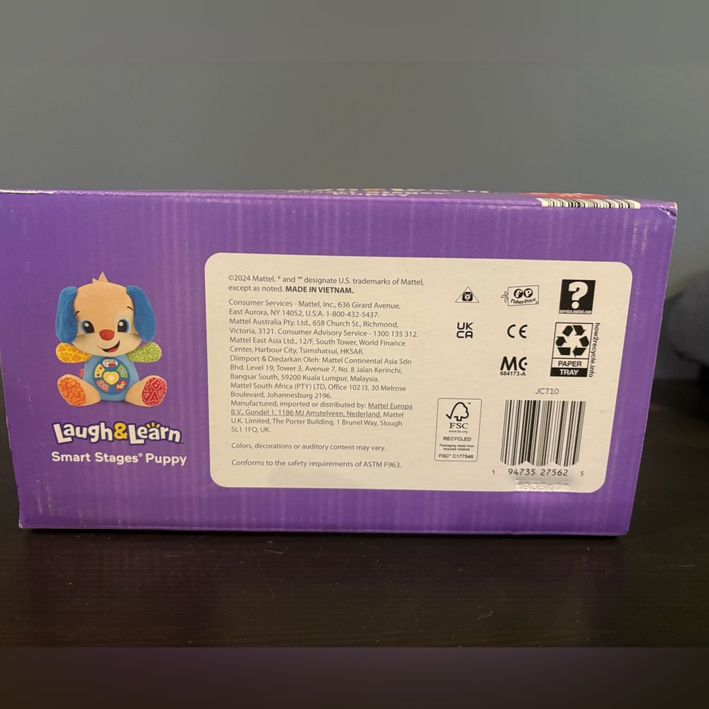 NWT Fisher-Price Baby Toy Laugh & Learn Smart Stages Infants Ages 6+ Months - Picture 6 of 6